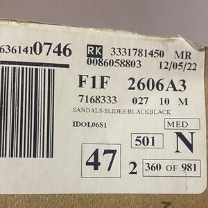 Steve Madden Sandals Slides Black Size 10M